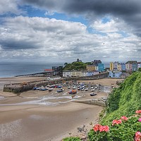 Buy canvas prints of Beautiful Tenby by HELEN PARKER