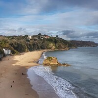 Buy canvas prints of Tenby Pembrokeshire  (North Beach) by HELEN PARKER