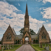 Buy canvas prints of Bridlington Cemetery Lodge by David Hollingworth