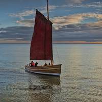 Buy canvas prints of Sailing in the Bay by David Hollingworth
