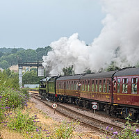 Buy canvas prints of Scarborough Spa Express 25th July 2018 by David Hollingworth
