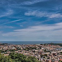 Buy canvas prints of Scarborough Town by David Hollingworth