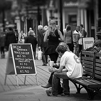Buy canvas prints of Lunchtime by David Hollingworth