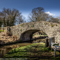 Buy canvas prints of Bridge Over Brecon & Monmouthshire Canal by Joel Woodward