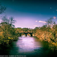 Buy canvas prints of The River Usk by Joel Woodward