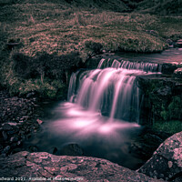 Buy canvas prints of Waterfall Brecon Beacons by Joel Woodward
