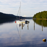 Buy canvas prints of  Early Morning on Coniston Water by robin oakley