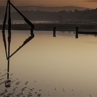 Buy canvas prints of Sandown Sunset by Nigel Gooding