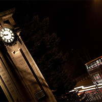 Buy canvas prints of Tettenhall Clock by Nigel Gooding