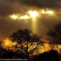 Buy canvas prints of A Ray Of Sun by Dave Burden