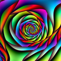 Buy canvas prints of Rainbow Spiral by Colin Forrest