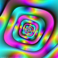 Buy canvas prints of Psychedelic Tunnel by Colin Forrest