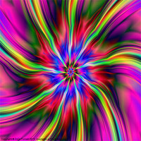 Buy canvas prints of Swirling Star by Colin Forrest
