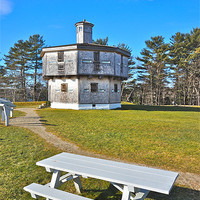 Buy canvas prints of Fort Edgecomb by David Davies