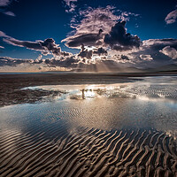 Buy canvas prints of Inch Beach Clouds by Dave Hudspeth Landscape Photography