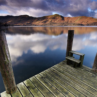 Buy canvas prints of Lakes Morning by Dave Hudspeth Landscape Photography