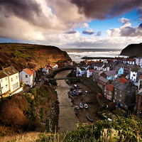 Buy canvas prints of Staithes by Dave Hudspeth Landscape Photography