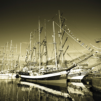 Buy canvas prints of Tall Ships by Dave Hudspeth Landscape Photography