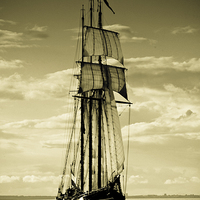 Buy canvas prints of Tall Ship by Dave Hudspeth Landscape Photography