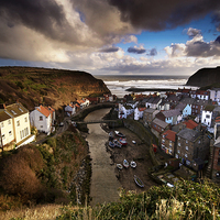 Buy canvas prints of Staithes by Dave Hudspeth Landscape Photography