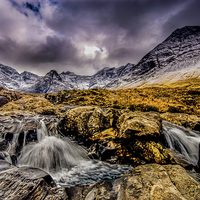 Buy canvas prints of The Cullins, Isle of Skye by Dave Hudspeth Landscape Photography