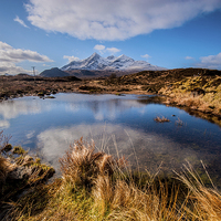 Buy canvas prints of The Cullins, Isle of Skye by Dave Hudspeth Landscape Photography