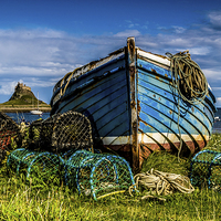 Buy canvas prints of The Magpie, Holy Island by Dave Hudspeth Landscape Photography