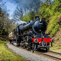 Buy canvas prints of K1 62005 North Yorks Moors Railway by Dave Hudspeth Landscape Photography