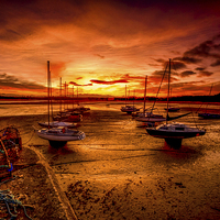 Buy canvas prints of Beadnal Harbour, Northumberland by Dave Hudspeth Landscape Photography