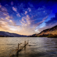Buy canvas prints of Ullswater Dawn by Dave Hudspeth Landscape Photography