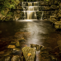 Buy canvas prints of Cauldron Falls, North Yorkshire by Dave Hudspeth Landscape Photography