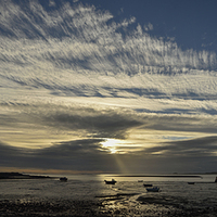 Buy canvas prints of   Lindisfarne Castle, Northumberland Panoramic by Dave Hudspeth Landscape Photography