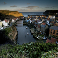 Buy canvas prints of Staithes, North Yorkshire  by Dave Hudspeth Landscape Photography