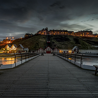 Buy canvas prints of  Saltburn by the Sea, Panoramic by Dave Hudspeth Landscape Photography