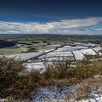 Buy canvas prints of  Sutton Bank Panoramic, the Finest View in England by Dave Hudspeth Landscape Photography