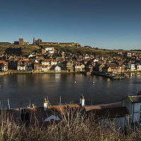 Buy canvas prints of Dracula's View, Whitby by Dave Hudspeth Landscape Photography