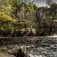Buy canvas prints of High Force Waterfall by Dave Hudspeth Landscape Photography