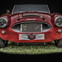 Buy canvas prints of The Classic Austin Healy by Dave Hudspeth Landscape Photography