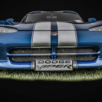 Buy canvas prints of The Dodge Viper by Dave Hudspeth Landscape Photography