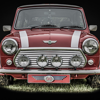 Buy canvas prints of The Mini Cooper by Dave Hudspeth Landscape Photography