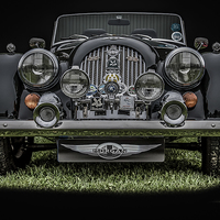 Buy canvas prints of The Morgan Sports Car by Dave Hudspeth Landscape Photography