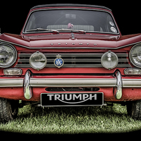Buy canvas prints of The Triumph Herald by Dave Hudspeth Landscape Photography