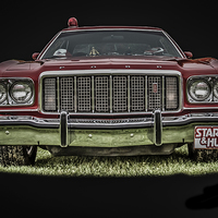 Buy canvas prints of The Ford Gran Torino by Dave Hudspeth Landscape Photography