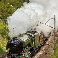 Buy canvas prints of The Flying Scotsman by Dave Hudspeth Landscape Photography