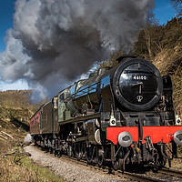 Buy canvas prints of The Royal Scot by Dave Hudspeth Landscape Photography