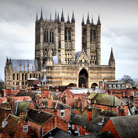 Buy canvas prints of Lincoln Cathedral  by Jon Fixter