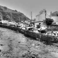 Buy canvas prints of  Laxey Harbour  by Jon Fixter