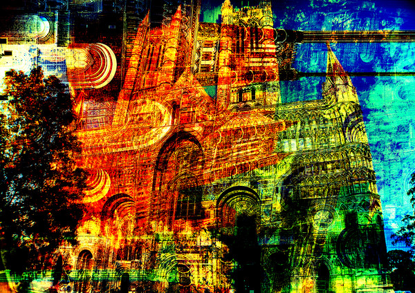 Cathedral in colours Picture Board by Jon Fixter