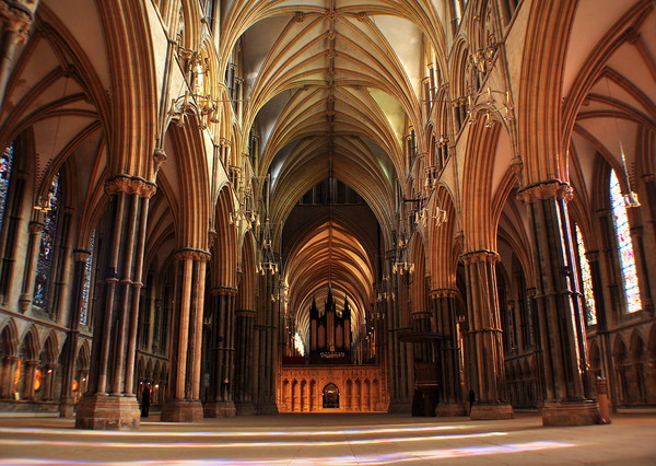 The Nave - Lincoln Cathedral  Picture Board by Jon Fixter