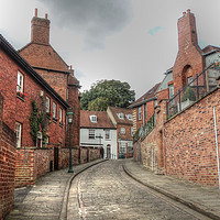 Buy canvas prints of The Road to Steep Hill in Lincoln  by Jon Fixter